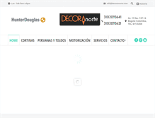 Tablet Screenshot of decoranorte.com